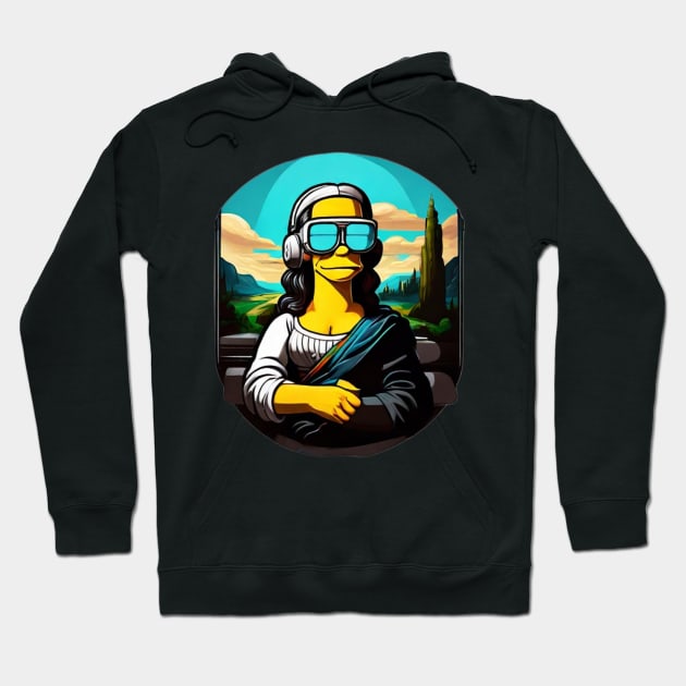 Mona Lisa VR Hoodie by NB-Art